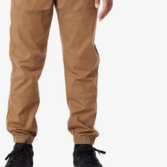 Unionbay Youth Jogger School Uniform khaki Pants size 10/12 Drawstring waist - Picture 6 of 11